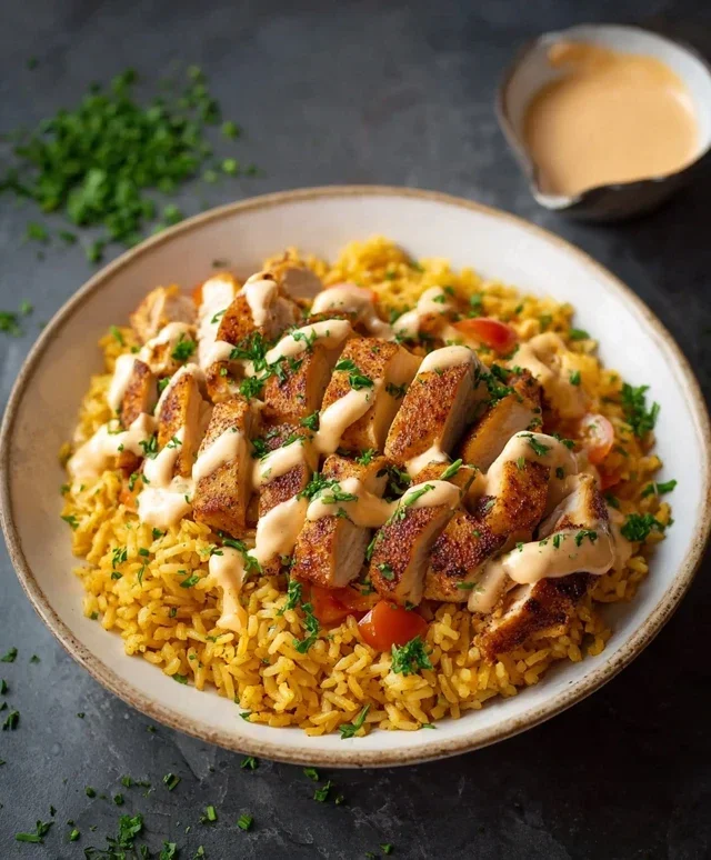 High Protein Creamy Cajun Chicken Rice