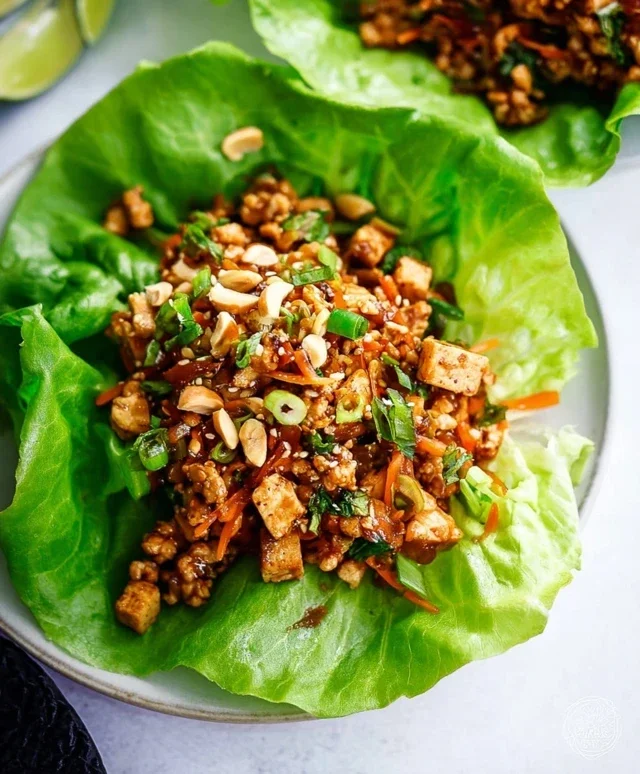 Tofu Lettuce Wraps