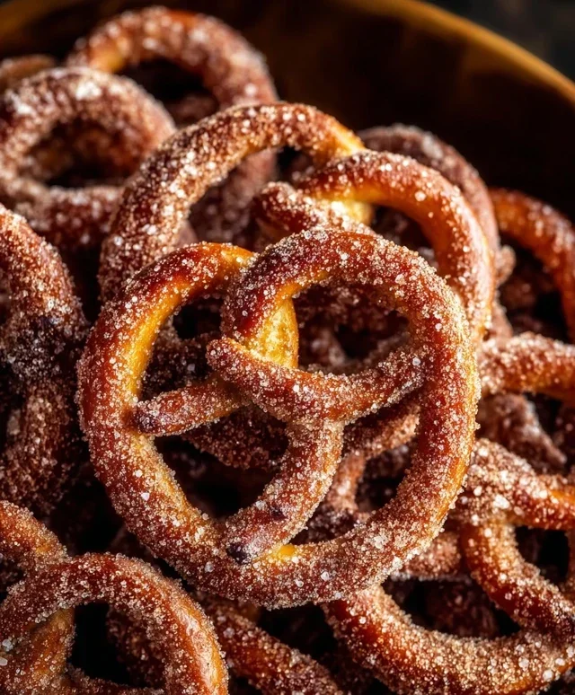 Cinnamon Sugar Pretzels