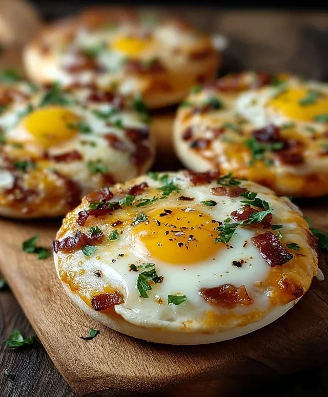 English Muffin Breakfast Pizza