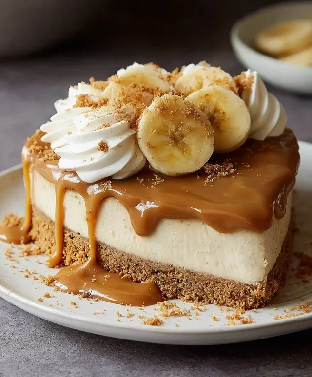 No-Bake Banoffee Cheesecake