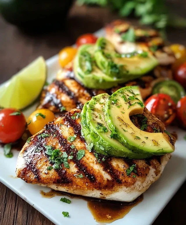 Grilled California Avocado Chicken Recipe