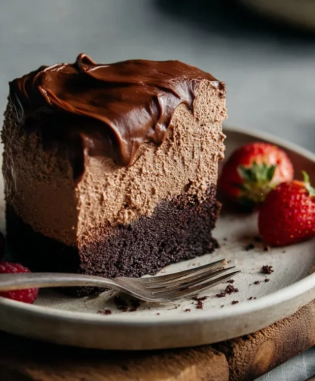 Vegan Chocolate Mousse Cake