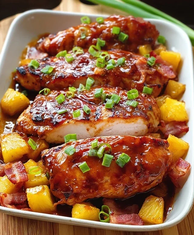 Beef Beef Bacon Pineapple BBQ Chicken