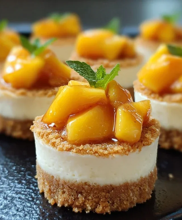 Mini Pineapple Upside-Down Cheesecakes