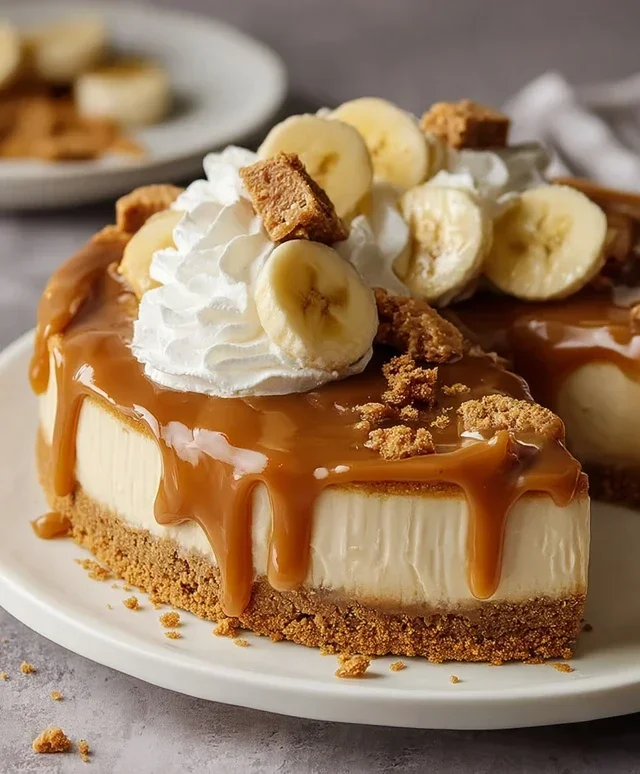 No-Bake Banoffee Cheesecake