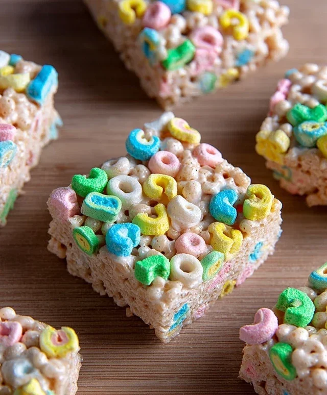 Lucky Charms Rice Krispie Treats