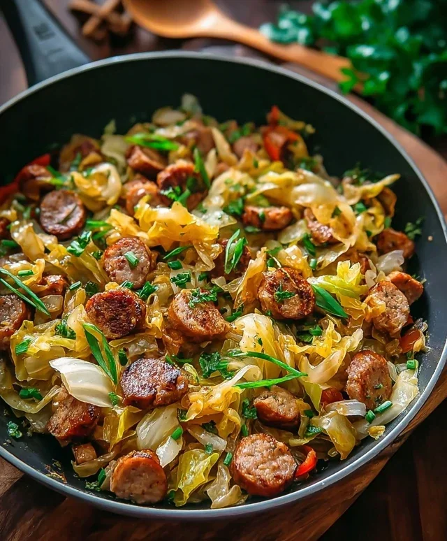 Easy Sausage and Cabbage Stir Fry