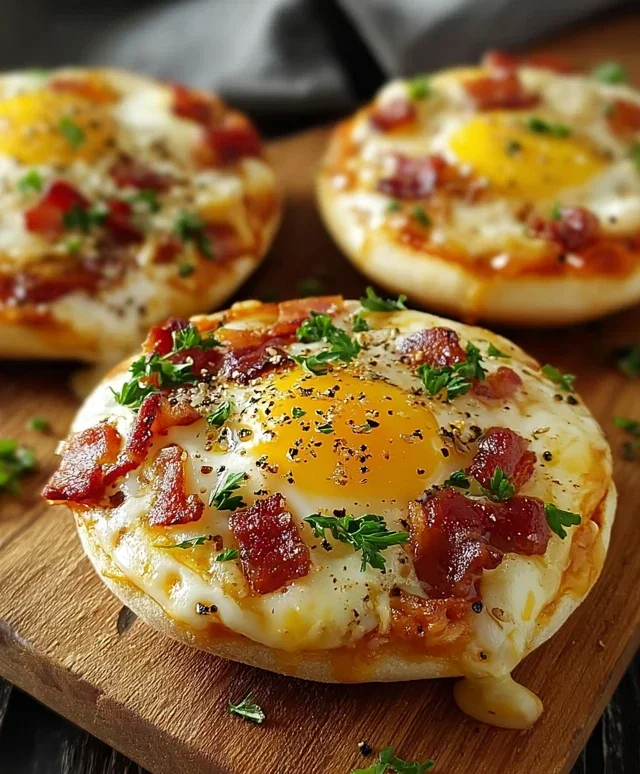 English Muffin Breakfast Pizza