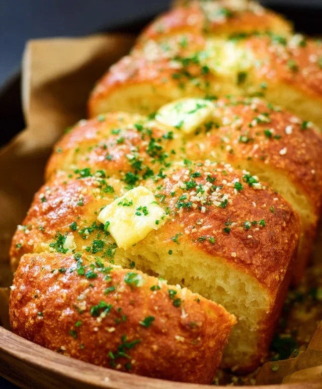 Garlic Butter Keto Bread