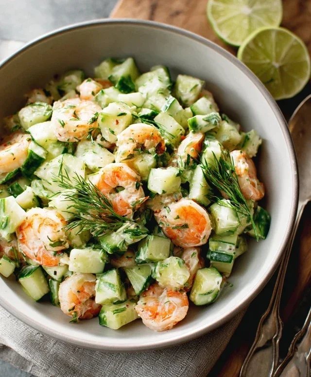 Cucumber Shrimp Salad