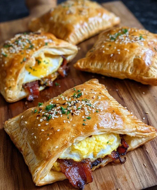 Breakfast Pockets Beef Beef Bacon Egg
