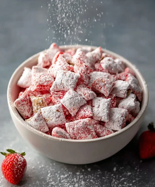Strawberry Shortcake Puppy Chow