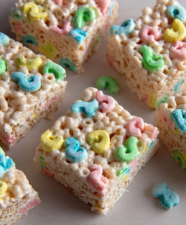 Lucky Charms Rice Krispie Treats