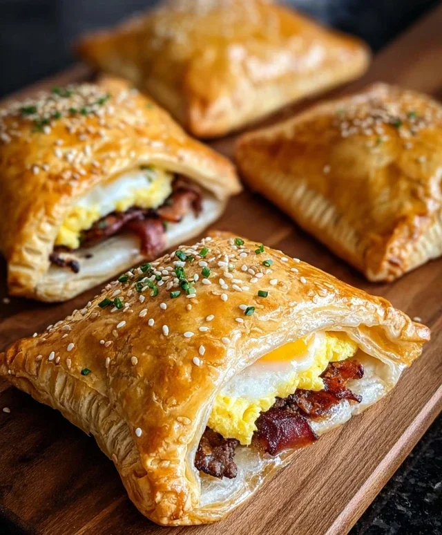 Breakfast Pockets Beef Beef Bacon Egg