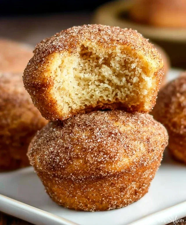 Keto Muffins- Classic Cinnamon "Sugar" Donut Style