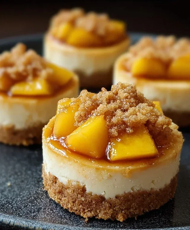 Mini Pineapple Upside-Down Cheesecakes