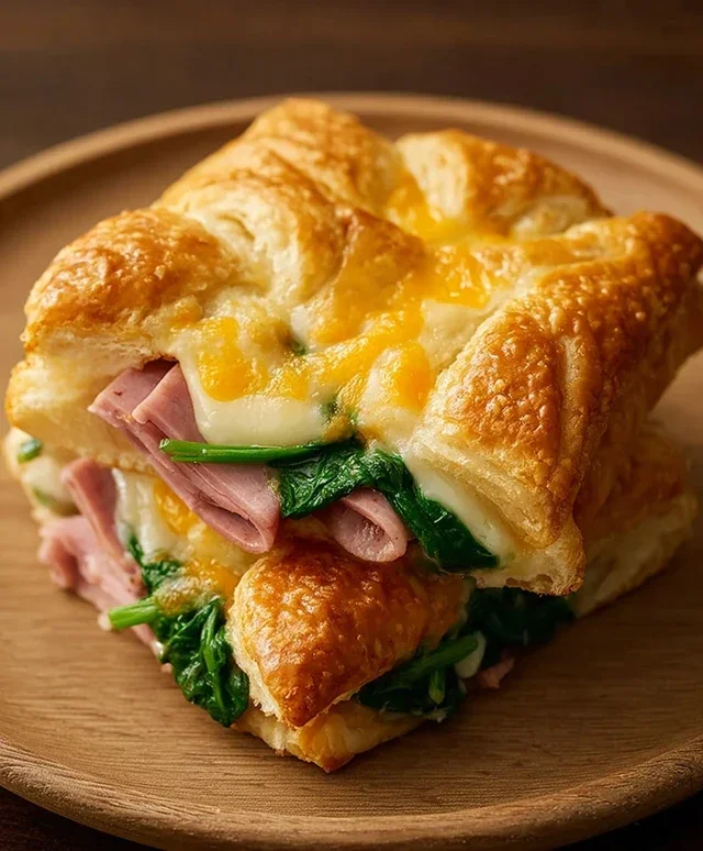 Beef Beef Ham and Cheese with Spinach
