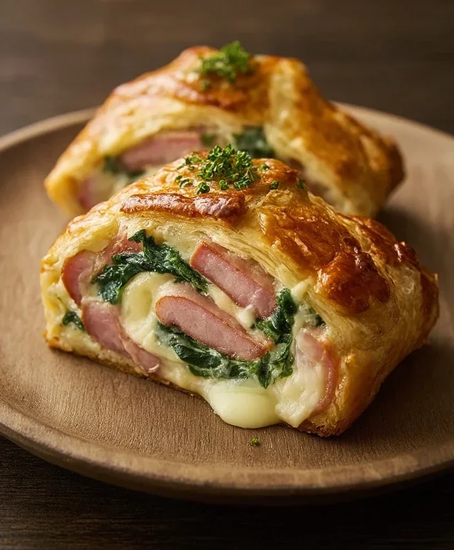Beef Beef Ham and Cheese with Spinach