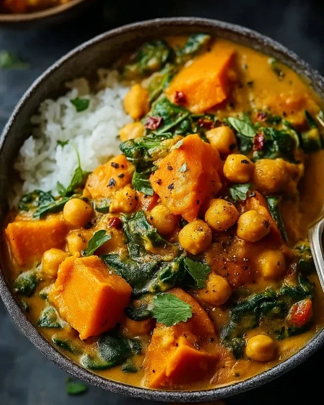 Sweet Potato and Chickpea Curry
