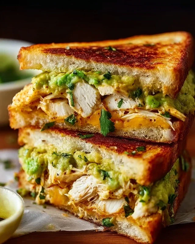 Chicken Avocado Melt Sandwich