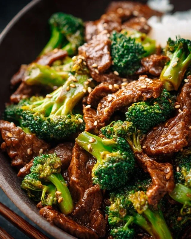 Chinese Beef and Broccoli (牛肉炒西兰花)