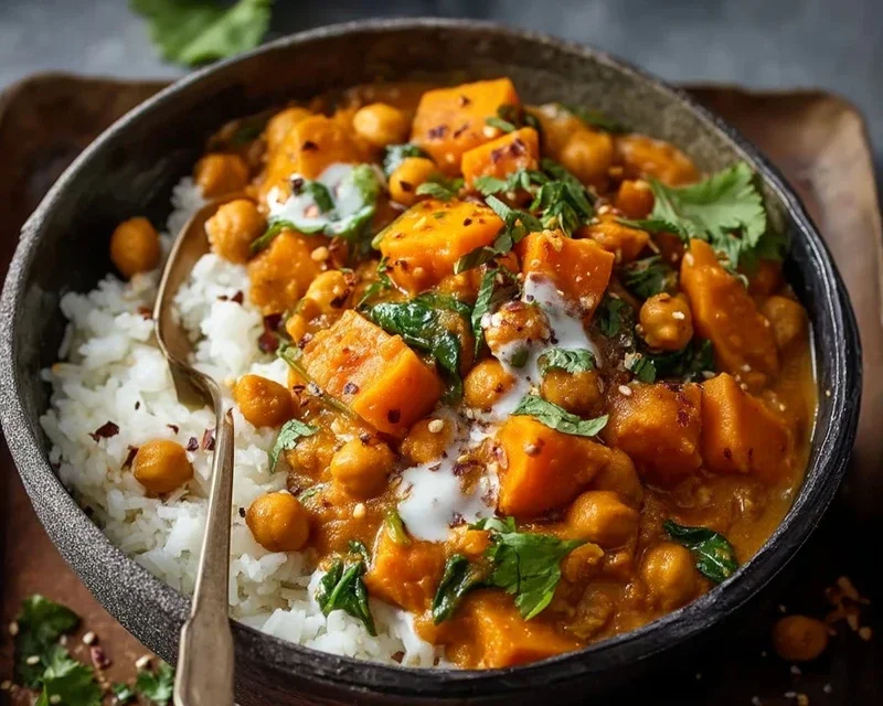 Sweet Potato and Chickpea Curry