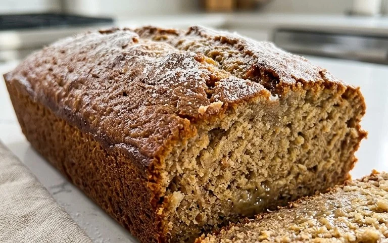 Healthy 5-Ingredient Flourless Banana Bread