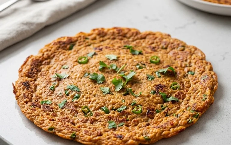 Masoor Dal Chilla | Savory Red Lentil Pancakes