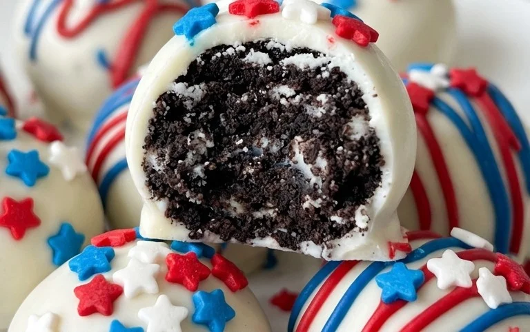 Patriotic Oreo Balls