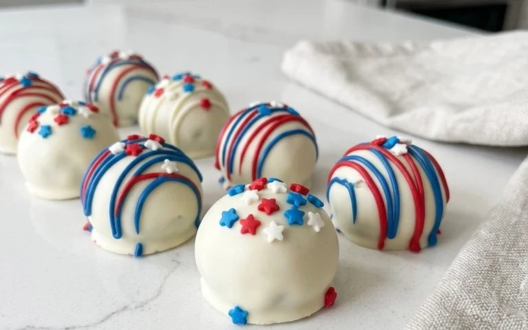 Patriotic Oreo Balls