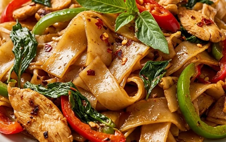 Drunken noodles