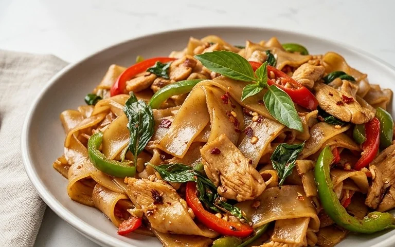 Drunken noodles