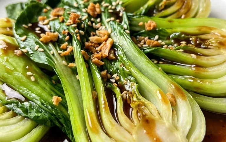 Bok Choy with Oyster Sauce
