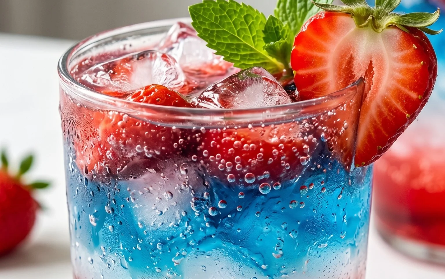 July 4th Layered Drinks Recipe