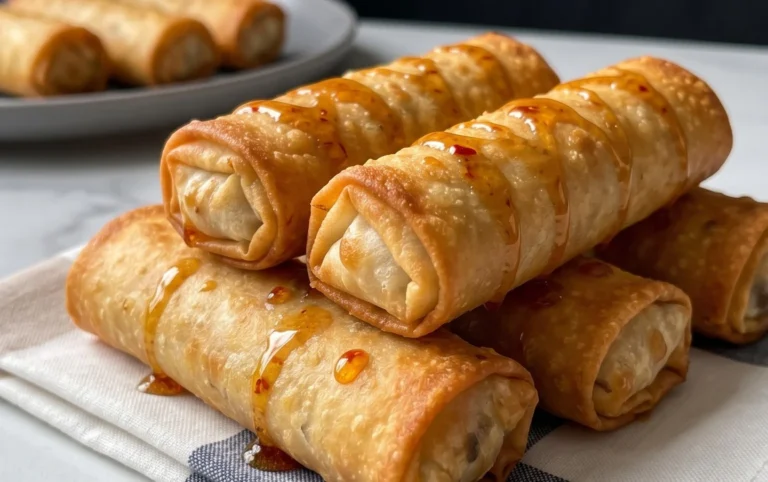 Indulgent Oven Fried Feta Rolls with Chili Honey Magic