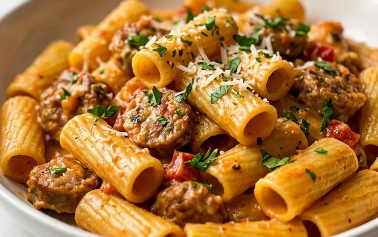 Creamy Sausage Rigatoni (One-Pan, 30-Minute Meal)
