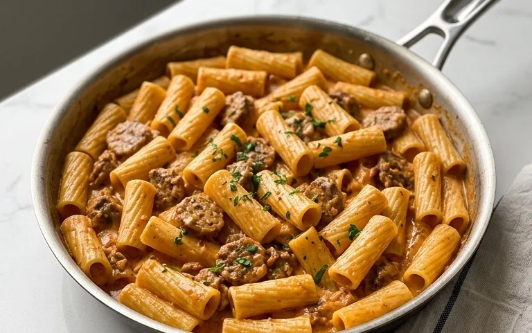 Creamy Sausage Rigatoni (One-Pan, 30-Minute Meal)