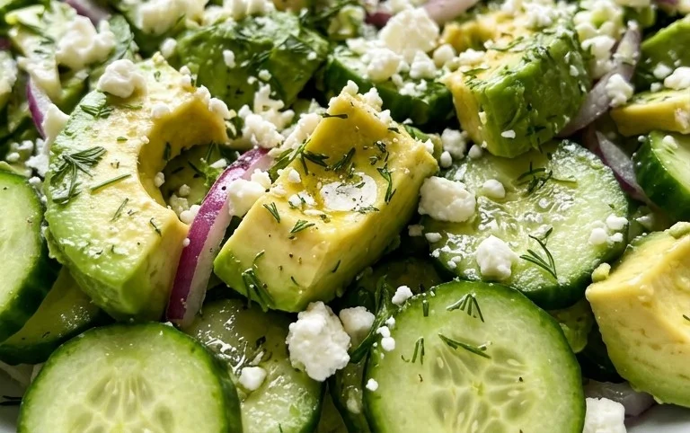 Cucumber Avocado Salad