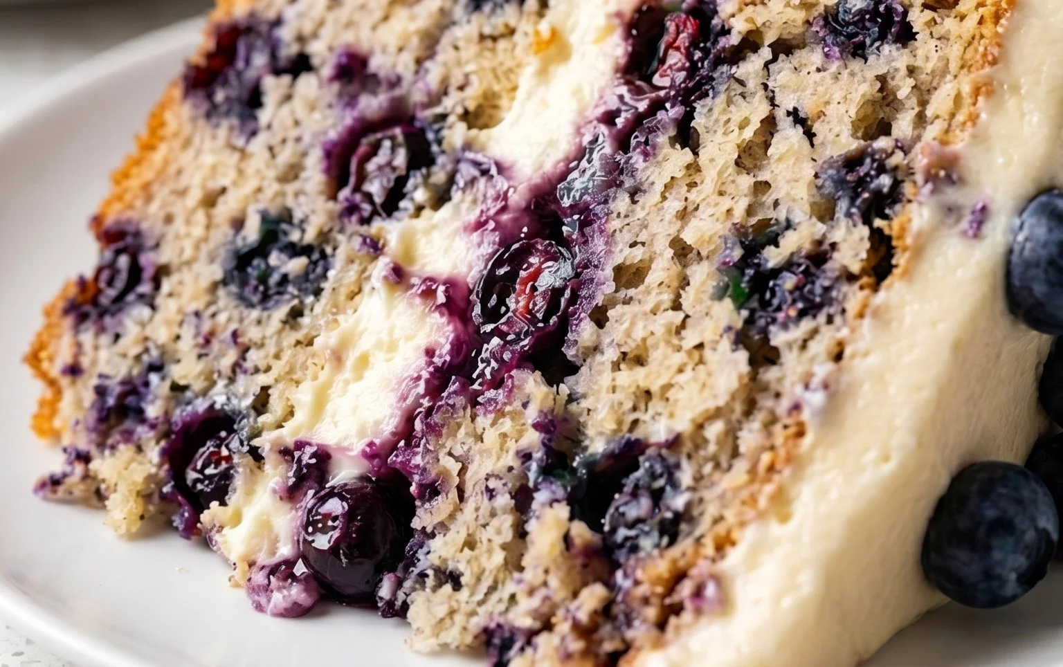 Nova Scotia Blueberry Cream Cake