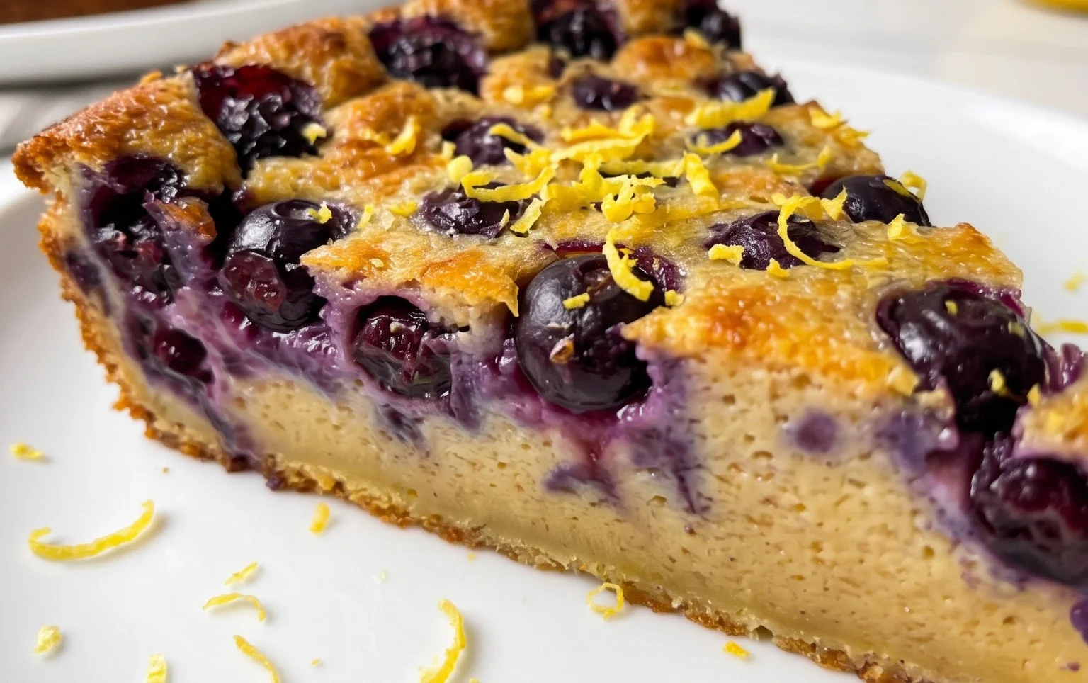 Lemon Blueberry Clafoutis