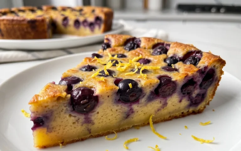 Lemon Blueberry Clafoutis