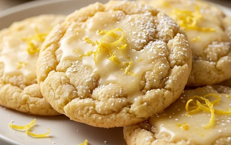 Soft & Chewy Lemon Cookies