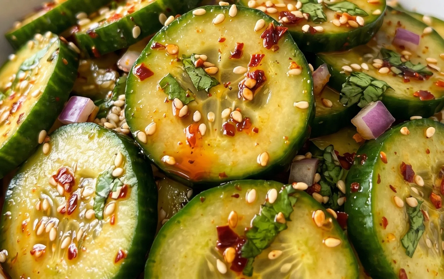 Spicy Asian Cucumber Salad