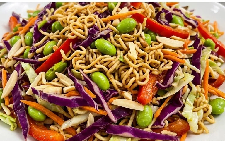 Crunchy Asian Ramen Noodle Salad Recipe
