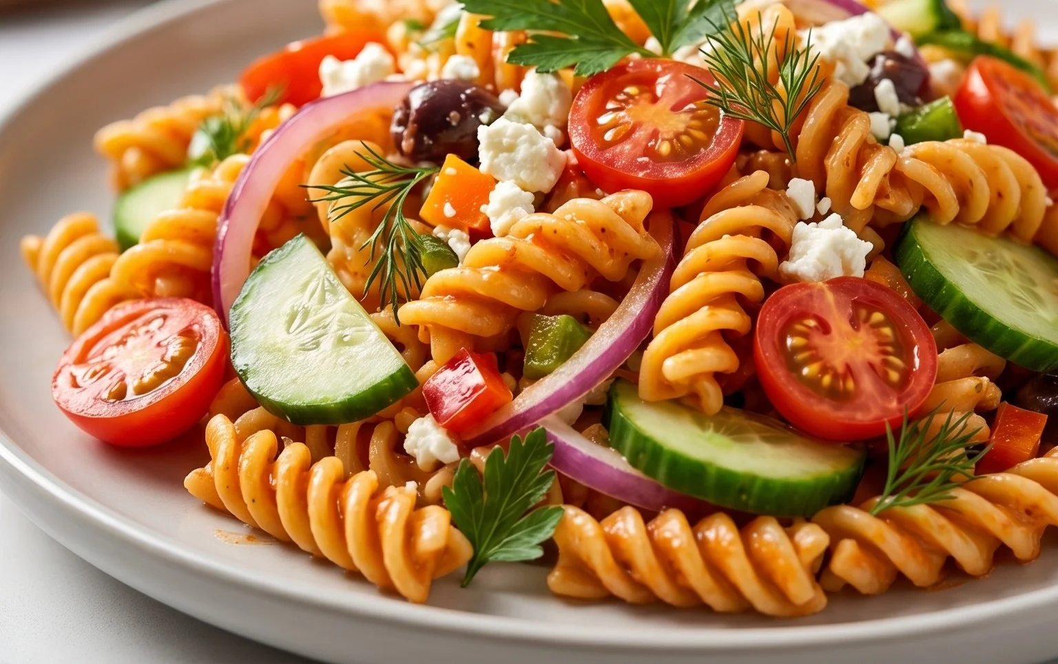 French Dressing Pasta Salad