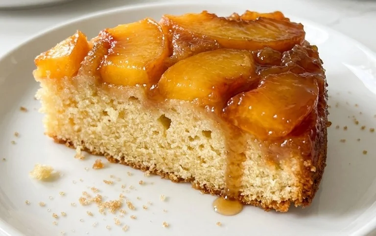 Peach Upside-Down Cake Recipe