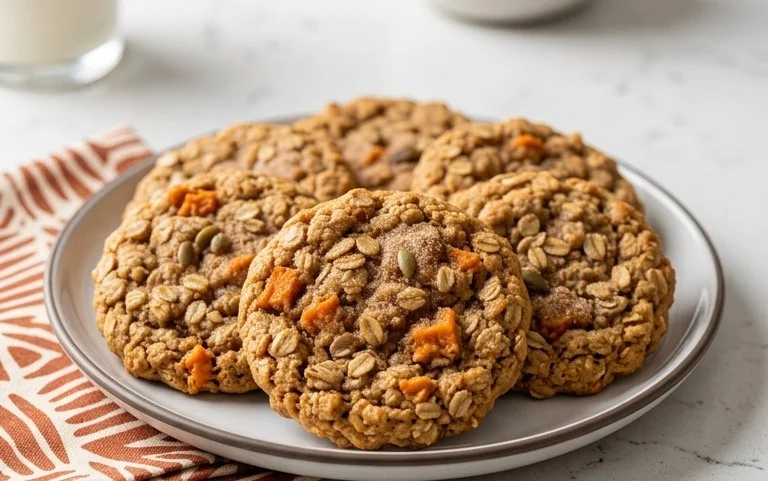 Sweet Potato Oatmeal Cookies