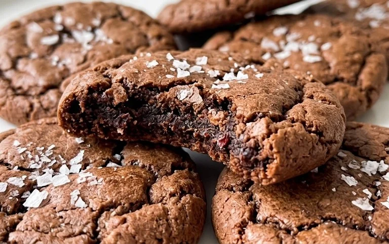 Salted Brownie Cookies