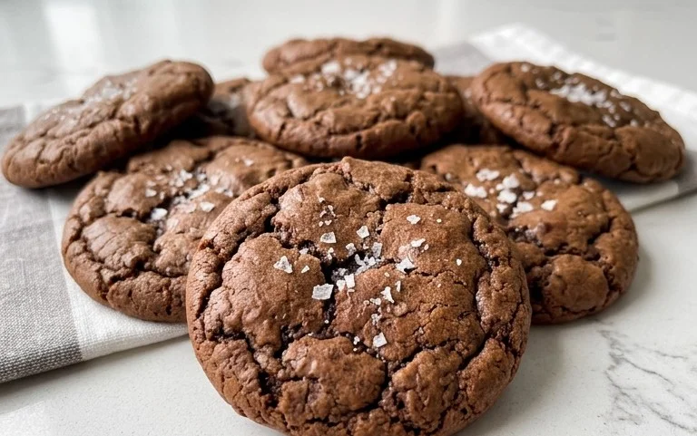 Salted Brownie Cookies
